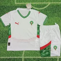 24/25 Morocco Away  Kids Soccer Jersey