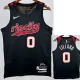23/24 Trail Blazers LILLARD #0 Black City Edition Top Quality Hot Pressing NBA Jersey