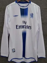 2003/2005 CHE Away  Long Sleeve Retro Soccer Jersey