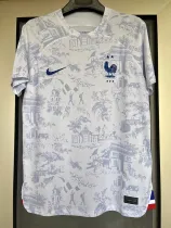 22/23 France Away 1:1 World Cup Fans Soccer Jersey