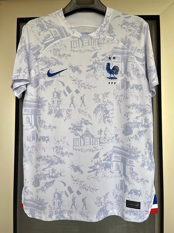 22/23 France Away 1:1 World Cup Fans Soccer Jersey