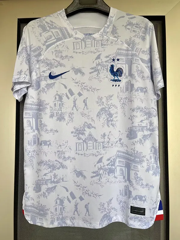 22/23 France Away 1:1 World Cup Fans Soccer Jersey