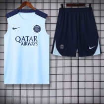 24/25  PSG Light Blue Tank top and shorts suit