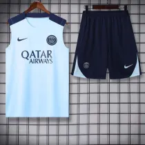 24/25  PSG Light Blue Tank top and shorts suit