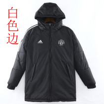 22/23 Man Utd Black Hooded Cotton Coat White Edge (白色边) 棉衣