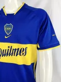 2001 Boca Juniors Home Retro Soccer Jersey