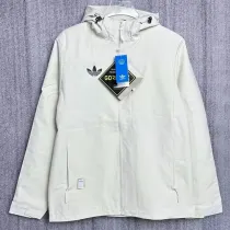 24/25 New AD White Hooded Windbreaker(Y17冲锋衣）