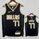 23/24 Dallas Mavericks DONCIC #77 Black Honor Edition Top Quality Hot Pressing NBA Jersey(V领)荣耀版
