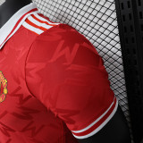 24/25 Man Utd  Red Special Edition Player Version Soccer Jersey（彩标）