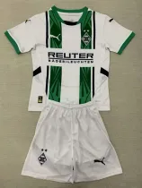 24/25 Monchengladbach Home Kids  Soccer Jersey