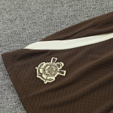 24/25  Corinthians Black Tank top and shorts suit