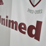 2011/2012 Fluminense 100th Anniversary White Retro Soccer Jersey