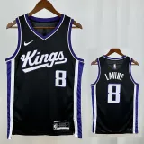 23/24 KINGS LAVINT # 8 Black Away  Top Quality Hot Pressing  Retro NBA Jersey