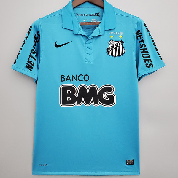 2012/2013 Santos FC Blue Retro Soccer Jersey