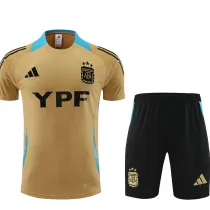 24/25 Argentina Mud Yellow Training Short Suit