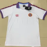 1980 Aston Villa White Retro Soccer Jersey