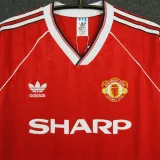 1988/1990 Man Utd Home Retro Soccer Jersey
