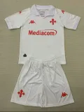 24/25  Fiorentina Away Kids  Soccer Jersey