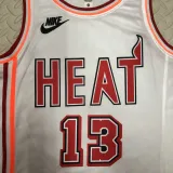 22/23 Heat ADERAYO #13 White Top Quality Hot Pressing NBA Jersey (Retro Logo)