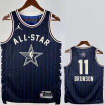 23/24 ALL-STAR BRUNSON #11 Blue Top Quality Hot Pressing NBA Jersey