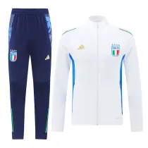 24/25 Italy White Jacket Tracksuit(02)