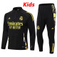 24/25 RMA Black Half Pull Kids Tracksuit  (半拉链、童装)