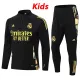 24/25 RMA Black Half Pull Kids Tracksuit  (半拉链、童装)