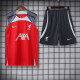 24/25 LIV Red Gray Shoulder Tank top and shorts suit （灰肩）