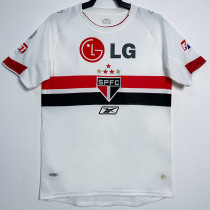 2007/2008 Sao Paulo  Home Retro Soccer Jersey