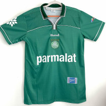 1999 Palmeiras Home Retro Soccer Jersey (背上带字)