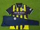 24/25 Man City Away Player Version Soccer Jersey(Royal Blue Long pants)