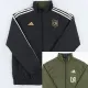 23/24 Los Angeles Black & Green Double Sided Windbreaker (双面风衣)白色边
