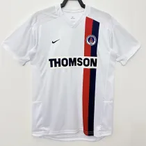 2002/2003 PSG Paris Away White Retro Soccer Jersey
