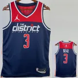 22/23 Wizards BEAL #3 Royal Blue Top Quality Hot Pressing NBA Jersey (Trapeze Edition)