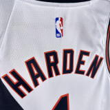2019/2000 Clippers HARDEN #1 White City Edition Top Quality Hot Pressing NBA Jersey