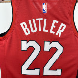 24/25 HEAT BUTLER # 22 Red Top Quality Hot Pressing Retro NBA Jersey