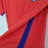 1998 Chile Home Retro  Soccer Jersey （98小字）