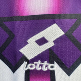 1992/1993 Fiorentina Away  Long Sleeve  Retro Soccer Jersey