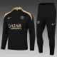 24/25 PSG Black  Half Pull Tracksuit  (半拉链)