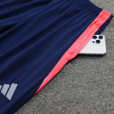 24/25 Man Utd Sapphire Blue Player version Half Pull Tracksuit  (球员版、半拉链)