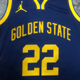 22/23 WARRIORS WIGGINS #22 Royal blue Top Quality Hot Pressing NBA Jersey (Trapeze Edition)