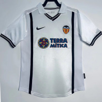 2000/2001 Valencia Home Retro Soccer Jersey