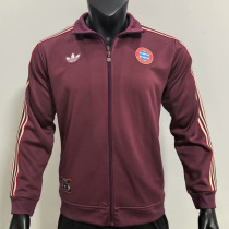 25/26  Bayern Retro Edition Maroon Jacket