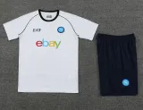 24/25 Napoli White Training Short Suit