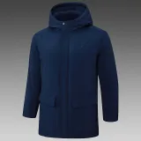 24/25 G263 Royal Blue Hooded Cotton Coat 宝蓝