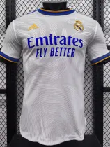 21/22 RMA Home  Player Version Soccer Jersey