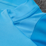 25/26 Flamengo Sky Blue Half Pull Tracksuit  (半拉链)