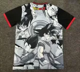 24/25 Japan Dragon Ball Anime Grey Black Fans  Soccer Jersey