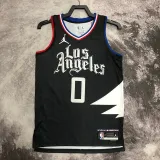 22/23 Clippers WESTBROOk #0 Black Top Quality Hot Pressing NBA Jersey (Trapeze Edition)