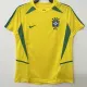 2002 Brazil Home Retro Soccer Jersey